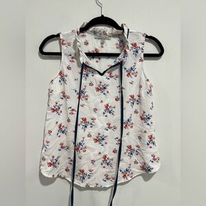 Papaya sleeveless blouse